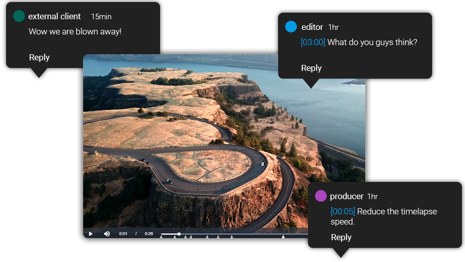 Asynchronous Frame Annotation and Timecoded Discussion